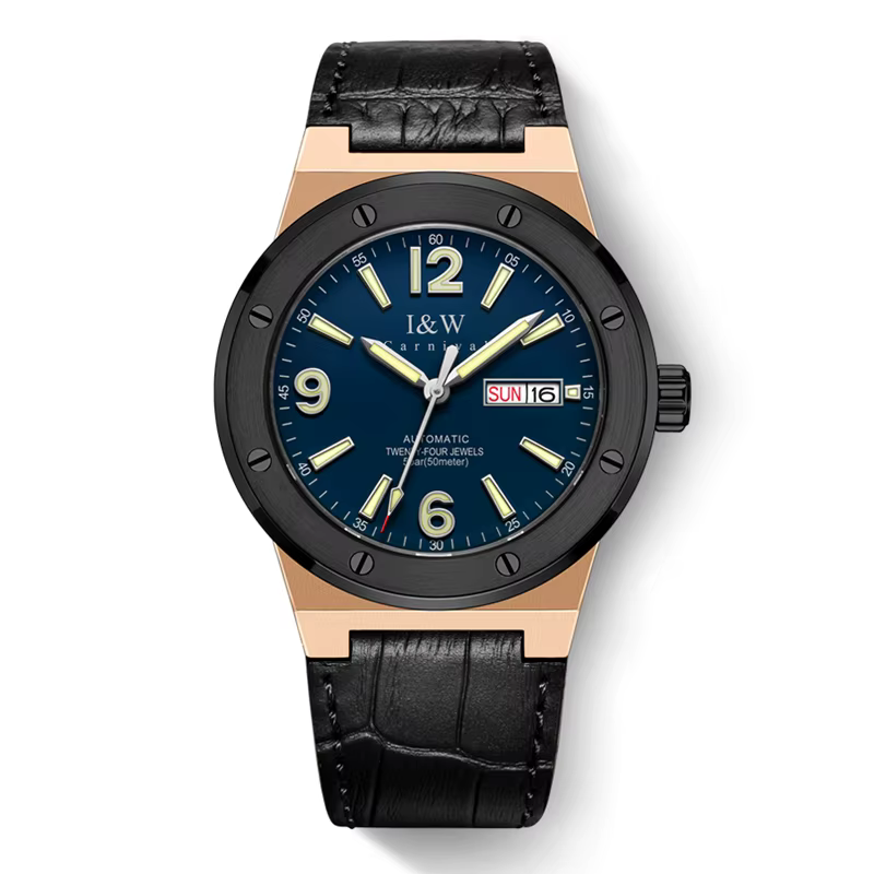 IW Nouvelle Montre Homme Tendance à Mouvement Automatique MIYOTA, Lumineuse, Marque de Luxe, Montre