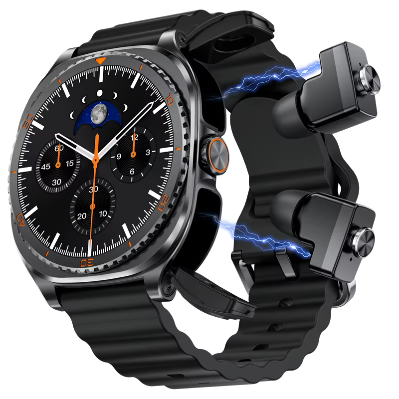 Nouvelle Montre Connectée 2-en-1 avec Écouteurs 1,53'' 2026 pour Hommes et Femmes, Plus de 100 Modes
