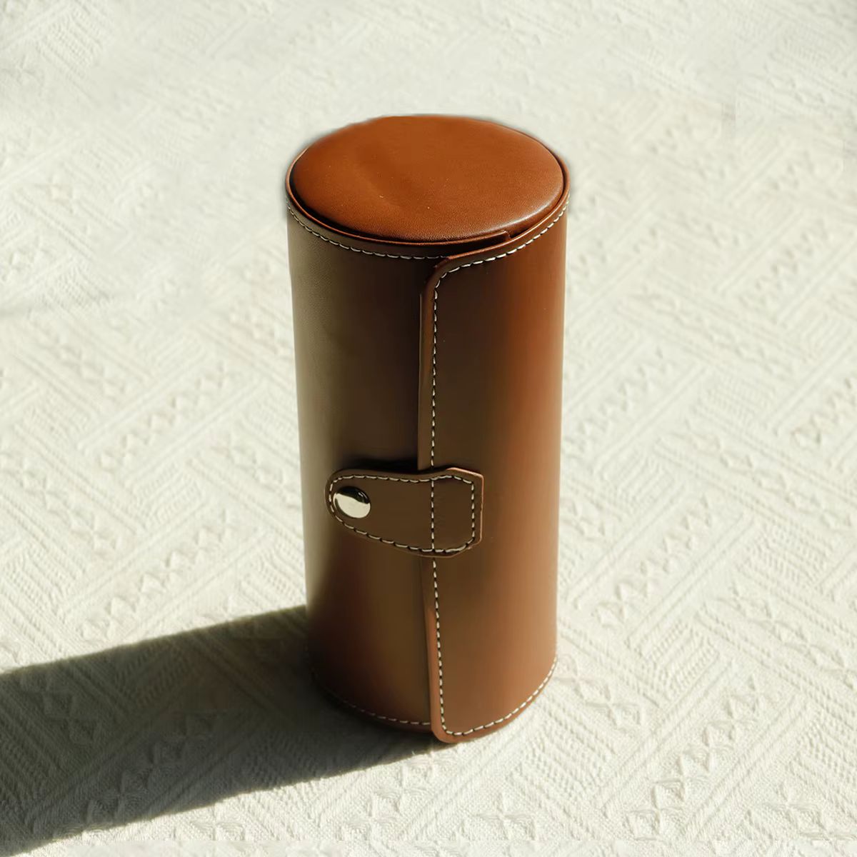 Étui de voyage en rouleau de montre – 3 rangements et organisateurs de montres-stockage sécurisé ave