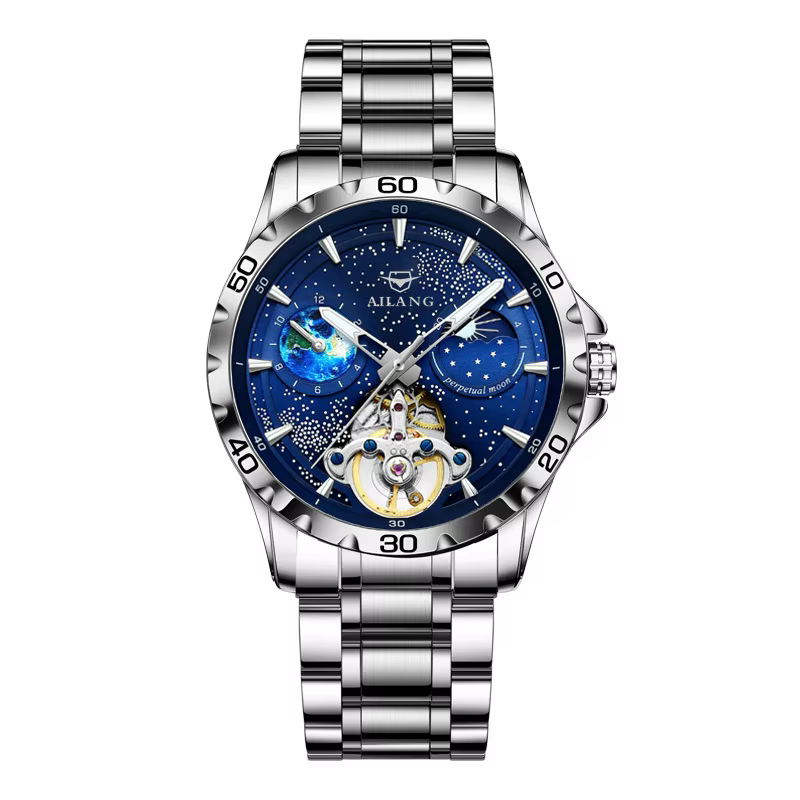 AILANG 8063 Montres pour hommes de marque haut de gamme, tendance de la mode, montre mécanique autom