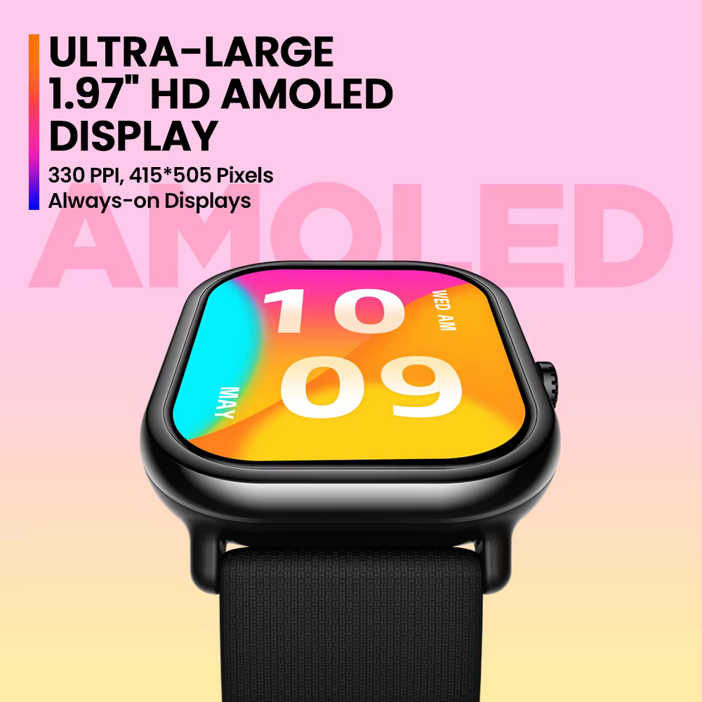 Zeblaze-Montre intelligente d'appel vocal pour hommes et femmes, GTS 3 Pro, Ultra-Big HD, Écran AMOL
