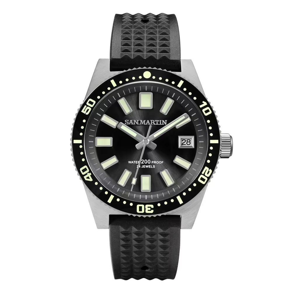 San Martin V3 62mas montre de plongée 40mm NH35 montre mécanique automatique pour hommes entièrement