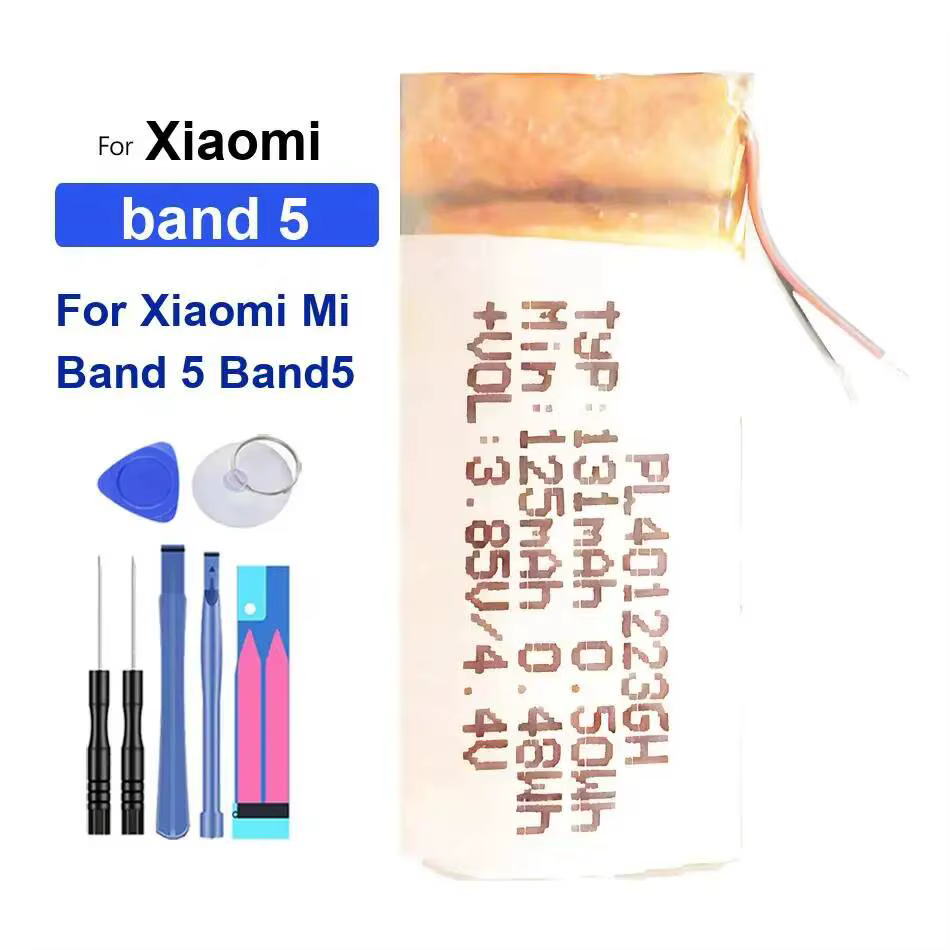 Batterie de remplacement fiable haute performance 130mAh pour Xiaomi MI Band 5 Band5
