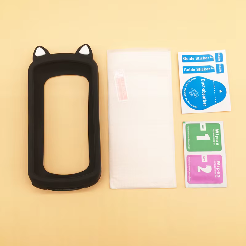 Étui pour Garmin Edge 1040 avec film en verre trempé, nouvelle coque en silicone pour les écouteurs