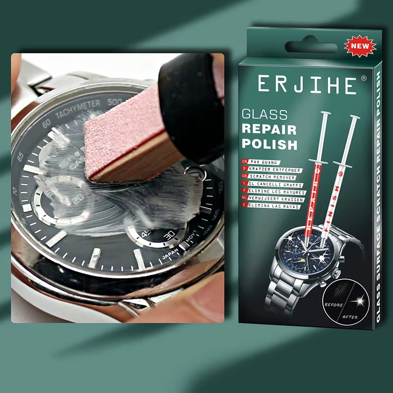 ERJIHE – pâte de réparation des rayures de verre de montre, miroir saphir, meulage des rayures, arte
