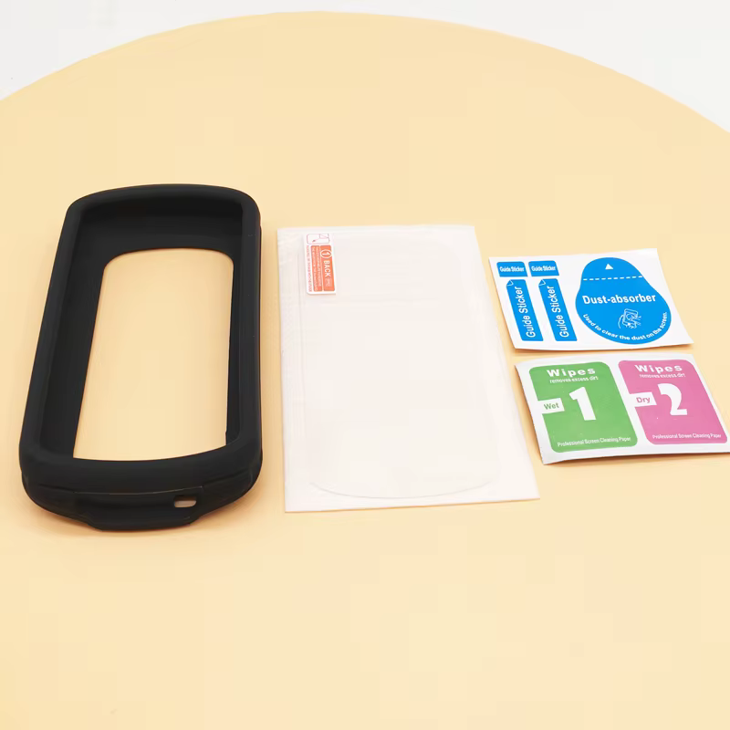 Coque Garmin Edge 1040 avec Film en verre trempé, nouvelle coque en silicone et protecteur d'écran p