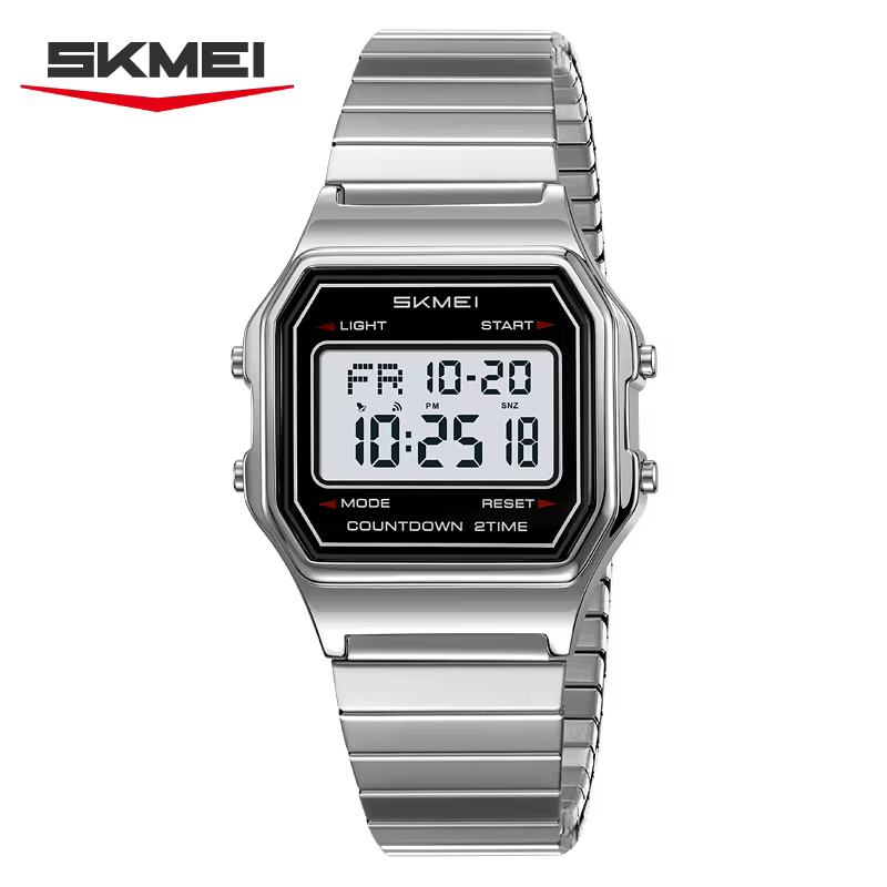 SKMEI 2465 montre électronique pour hommes petit cadran mode multifonction étudiant montre-bracelet