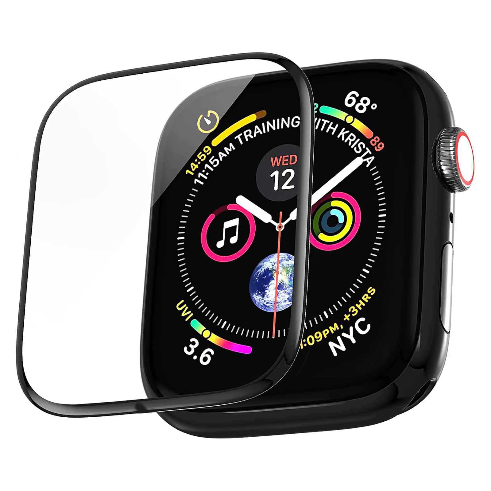 Film protecteur pour Apple Watch 44mm 45mm 40mm 41mm 49mm 42 38mm, protecteurs d'écran incurvés iWat
