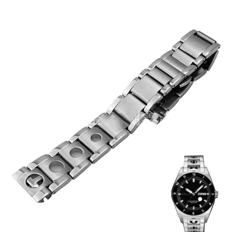 Bracelet de montre en acier inoxydable massif pour Tissot T91, confortable à porter, PRS 516 Racing