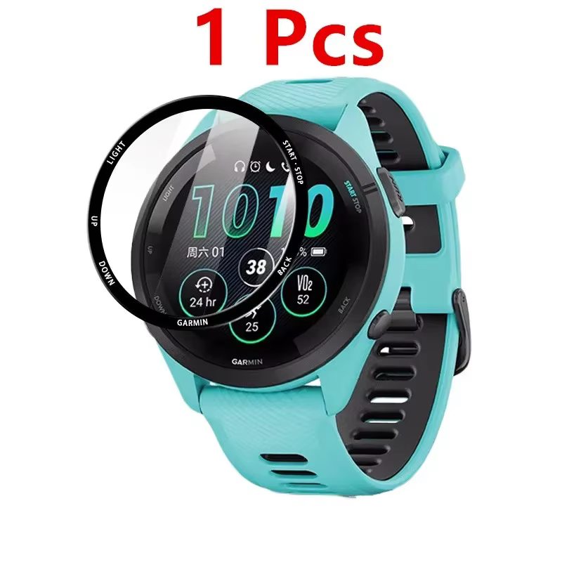 Pour Garmin Forerunner 158 165 245 255 255s 265 265s anti-rayures PM-3D couverture complète incurvée