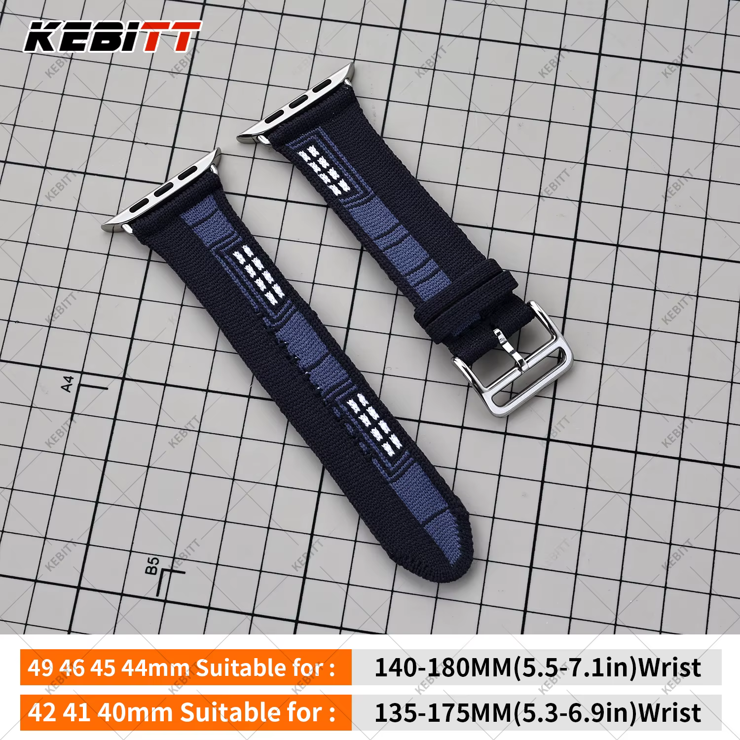 Nouveaux bracelets Kebitt Single Tour pour Apple Watch Ultra 3 2 Series 11 10 9 8 7 6 5, bracelet de