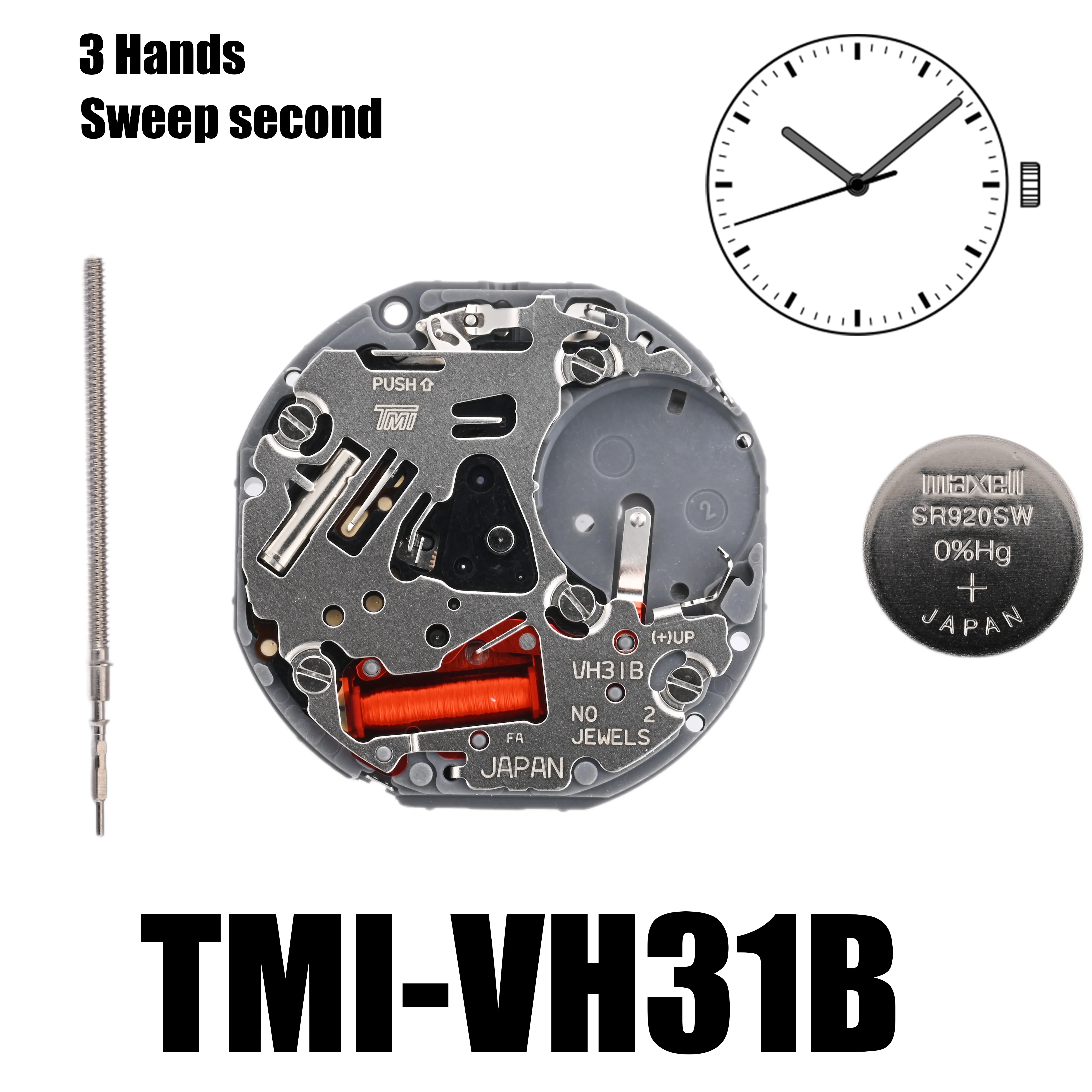 Mouvement VH31 Mouvement TMI vh31B