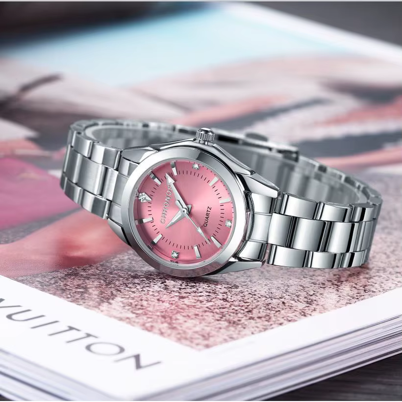 CHRONOS femmes élégantes montre de luxe dames marque de mode montre-bracelet mouvement à Quartz en a