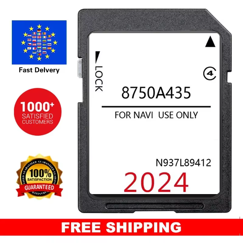 Carte SD de mise à jour GPS pour Citroën C4 Aircross 2011-2017, version 2024, cartes Royaume-Uni et 
