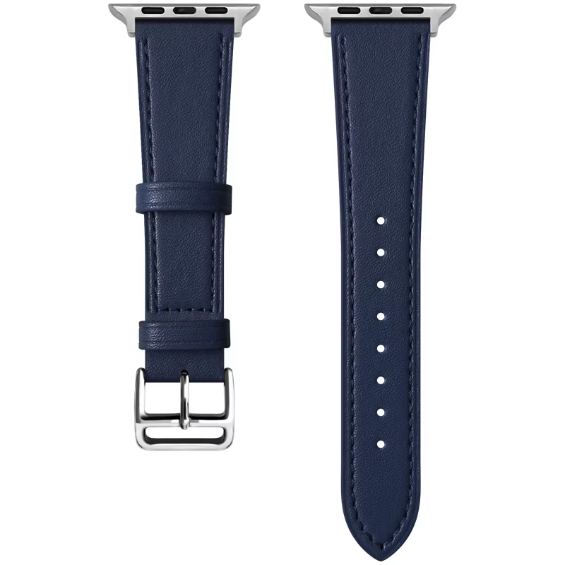 Bracelet de montre en cuir Hermès Compatible avec Apple Watch Ultra série 8 7 6 5 4 3 2 1 SE hommes