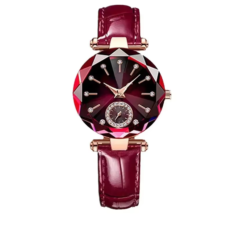 Femme de luxe montre-bracelet élégant étanche en acier inoxydable montre pour dames robe diamant Qua