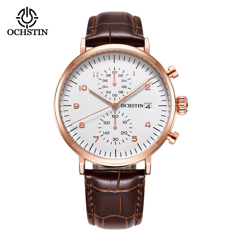 Ochstin prominente affaires haut de gamme nouvelle mode montres multi-fonctionnel mouvement à quartz