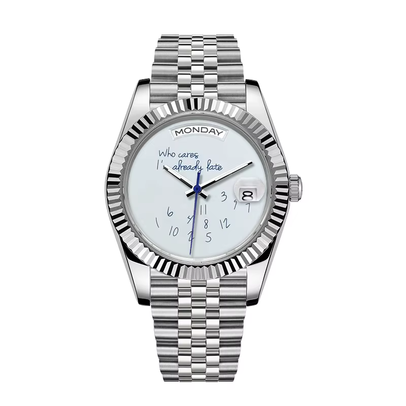 Montre MINUTESECOND 8285 pour qui soucie je suis déjà en retard 8285, mouvement automatique, cristal