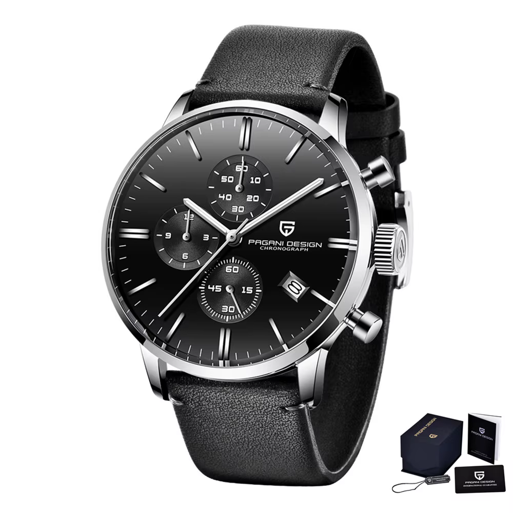 Pagani Design montre chronographe homme japon VK67 Movt étanche multifonctionnel affaires sport mont
