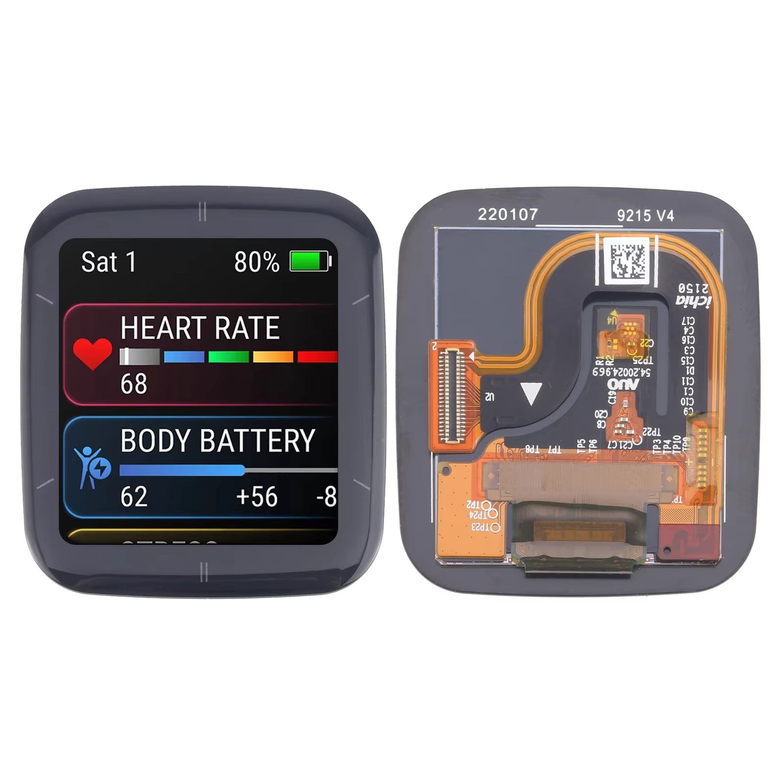 Écran LCD pour Garmin Venu SQ 2 avec numériseur assemblage complet montre affichage écran LCD répara