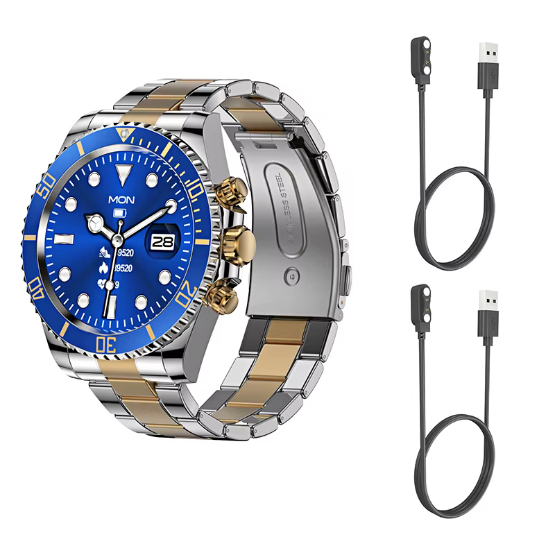 Montre connectée de luxe AW12 pour hommes, haut de gamme, Android IOS, prise en charge coréenne, aci