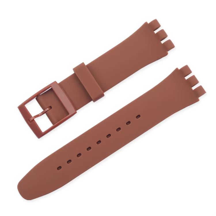 Bracelet de montre en Silicone coloré pour montre Swatch 12mm 16mm 17mm 19mm 20mm, remplacement en c