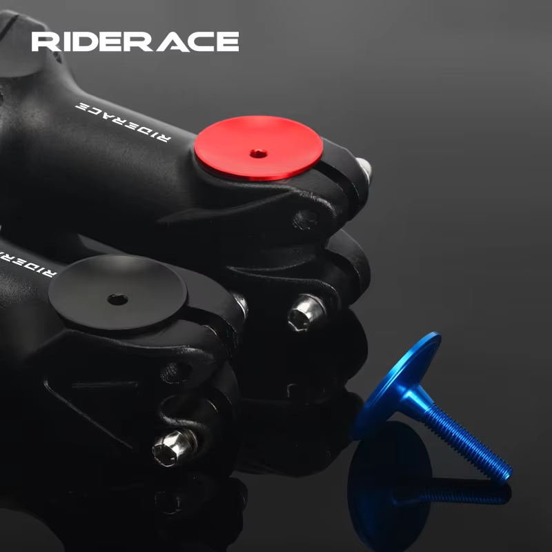 Capuchon supérieur de tige de vélo en alliage d'aluminium, capuchon de casque de route et de VTT, vi