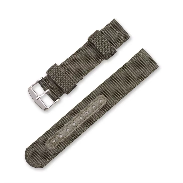 18mm 20mm 22mm 24mm Bracelet de montre en toile de Nylon tissé ceinture souple Bracelet universel po