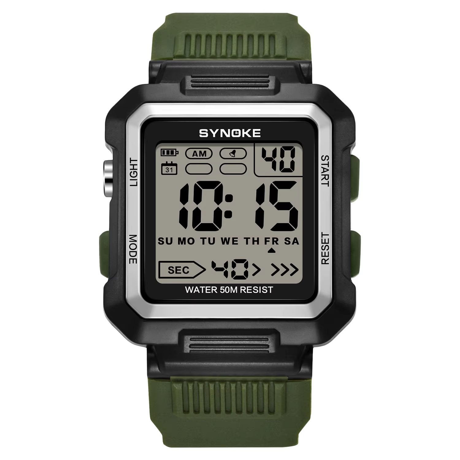 Montres militaires pour hommes, montres pour hommes, montre numérique SYNOKE, montres-bracelets d'ex