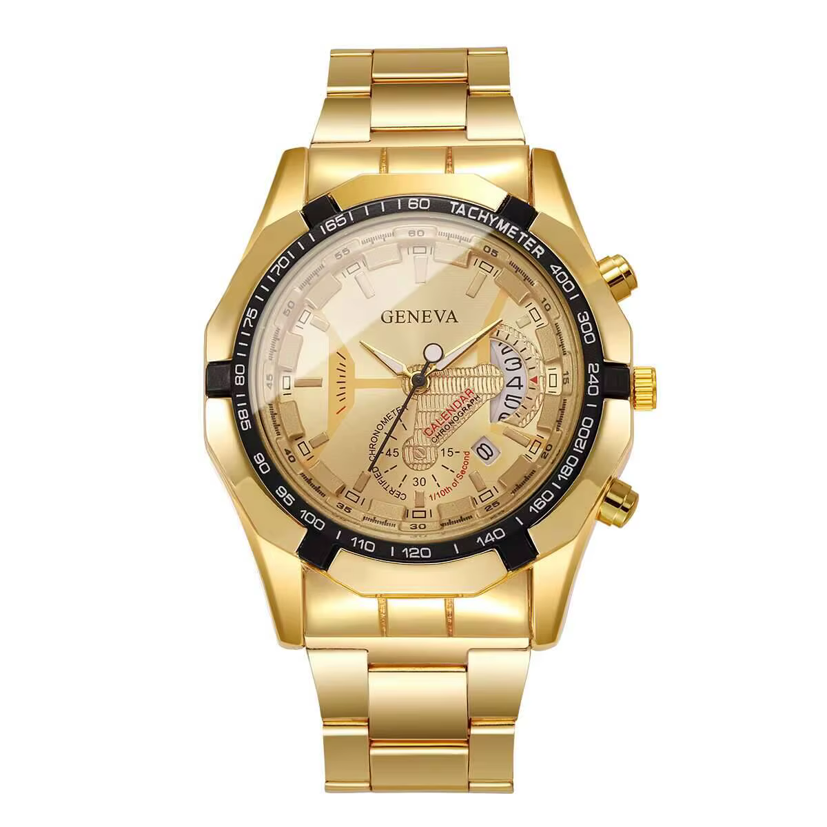 Montres d'affaires de luxe pour hommes, montre à Quartz avec grand cadran et calendrier, Reloj Hombr