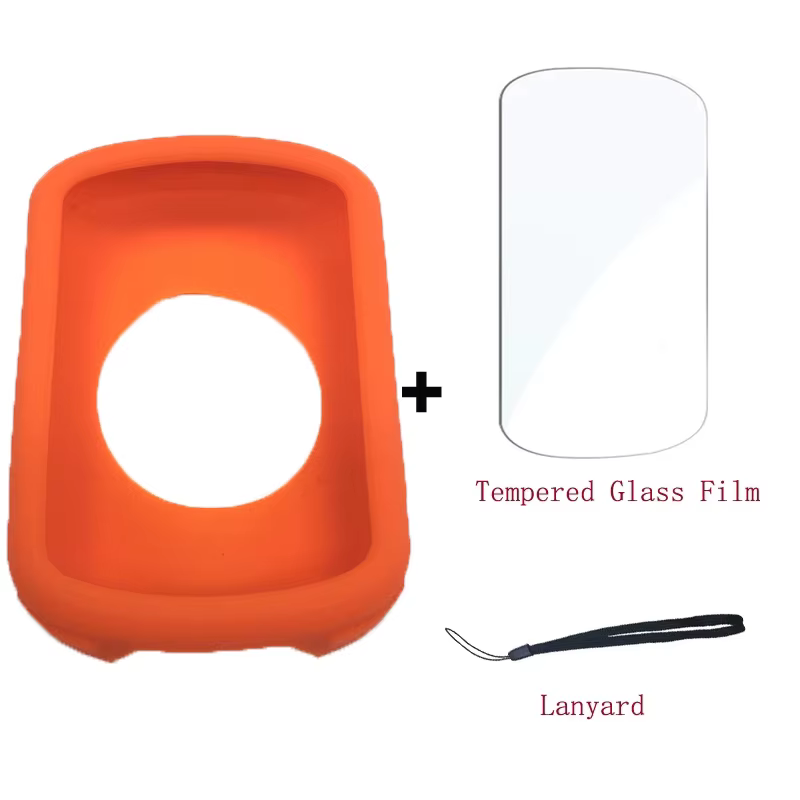 Coque Garmin Edge 540 840 avec Film en verre trempé, nouvelle coque en silicone et protecteur d'écra