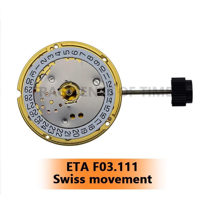 Mouvement de montre à quartz pour ETA F03.111, outils de réparation de mouvement de montre, 3 aiguil