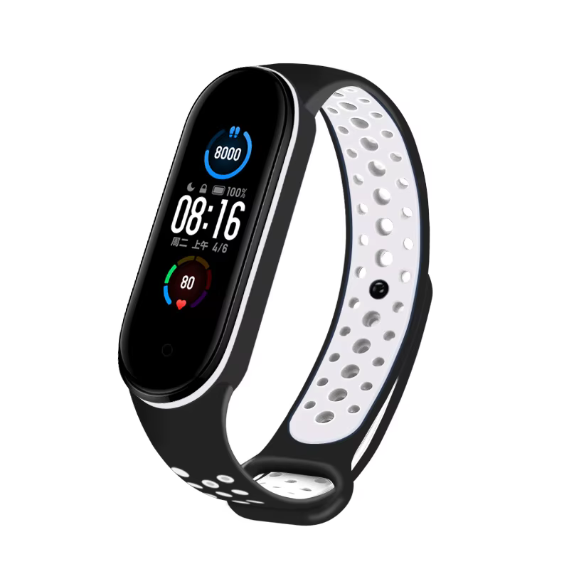 Bracelet respirant pour Xiaomi Mi Band 3 4 5 6 7 montre intelligente poignet M3 M4 Bracelet pour Xia
