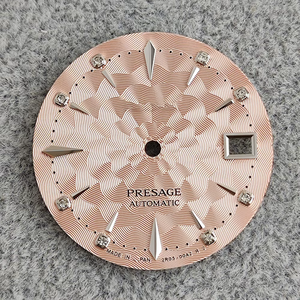 Cadran de montre Prestige S logo 29 mm pour mouvement automatique Mod NH35, adapté aux modifications