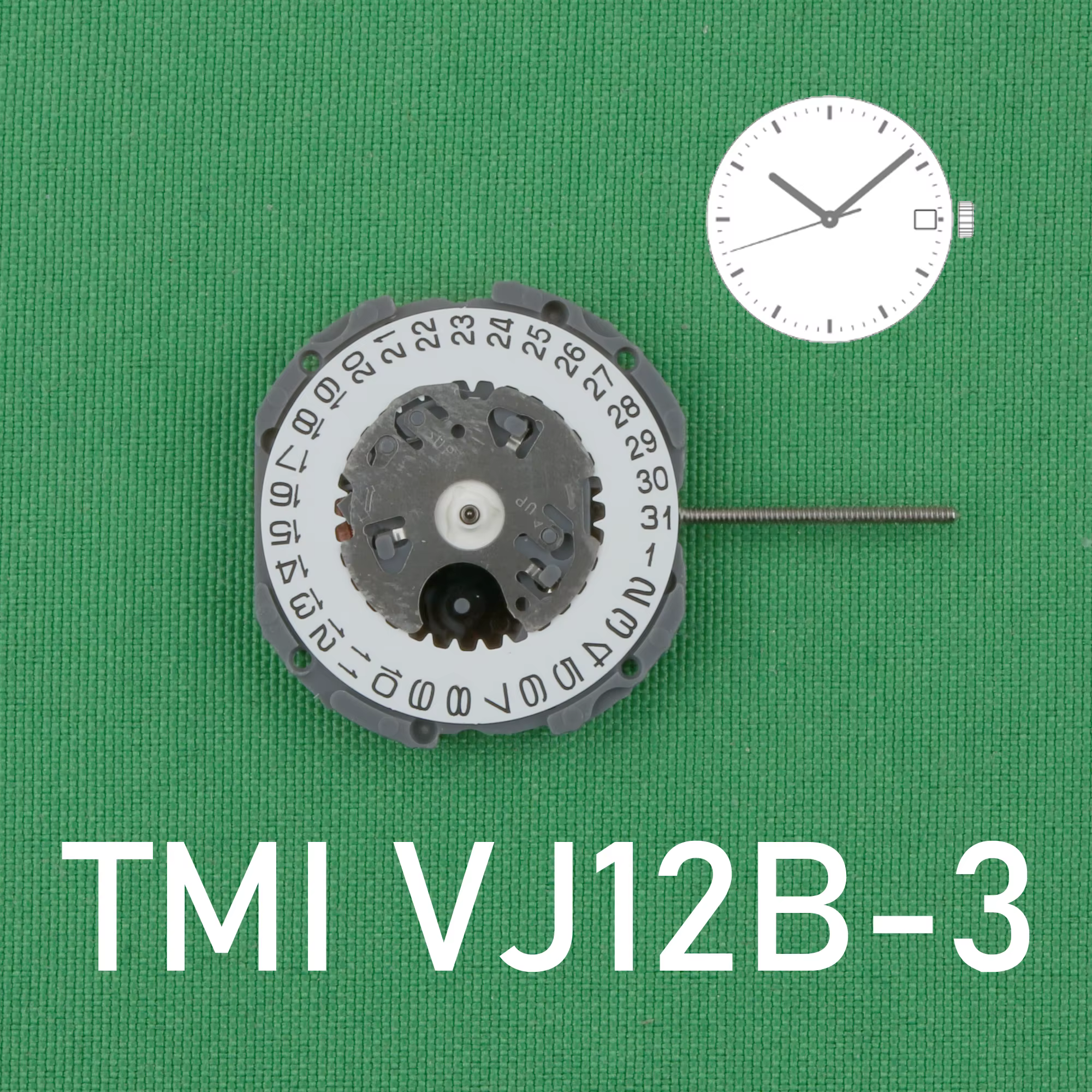 TMI VJ12B mouvement Nouveau Japon SeATM VJ12b-3 Quartz Mouvement Original SII/TMI VJ12 Montre Mouvem