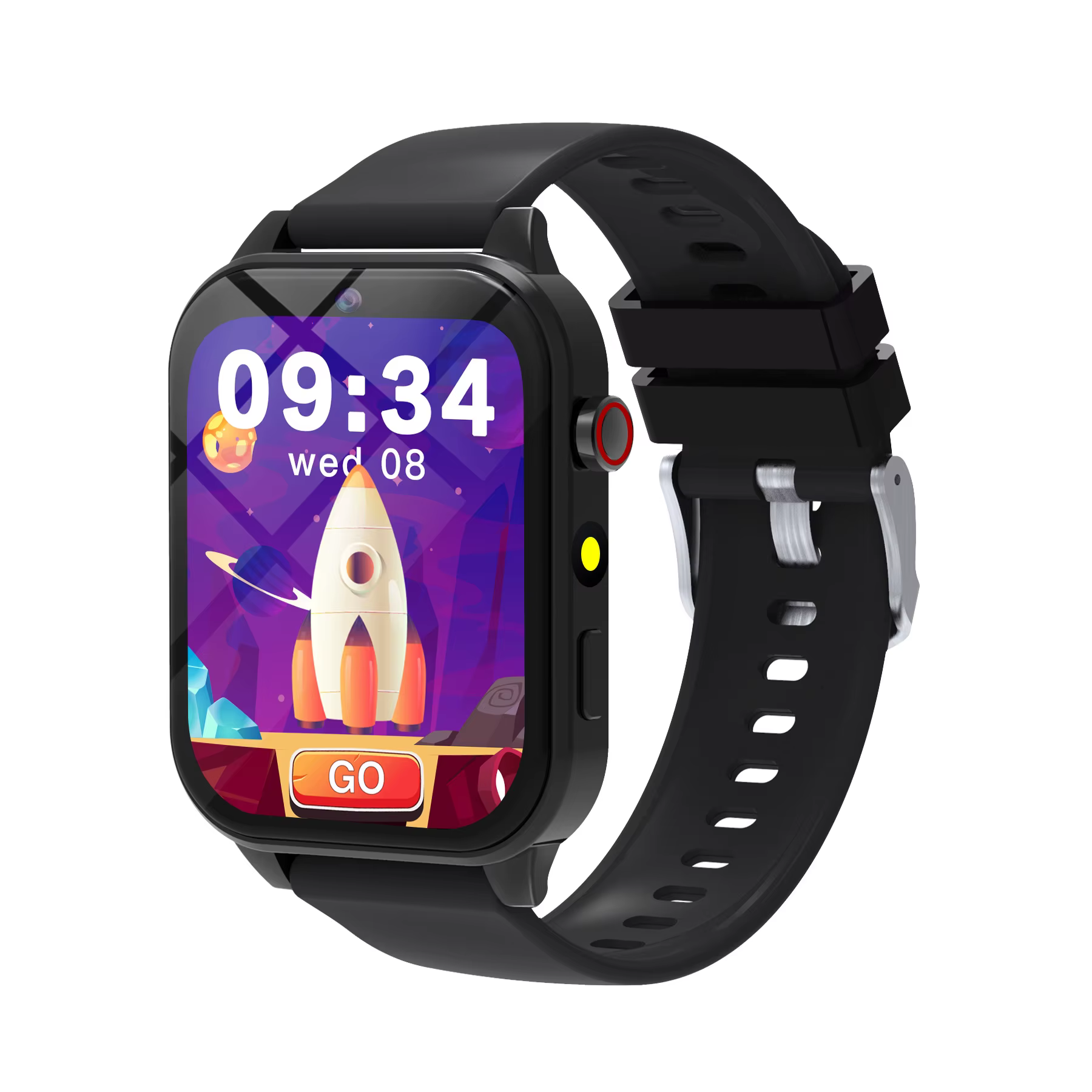 Montre connectée de jeux pour enfants, écran d'affichage de 1.83 pouces, moniteur de sommeil, caméra