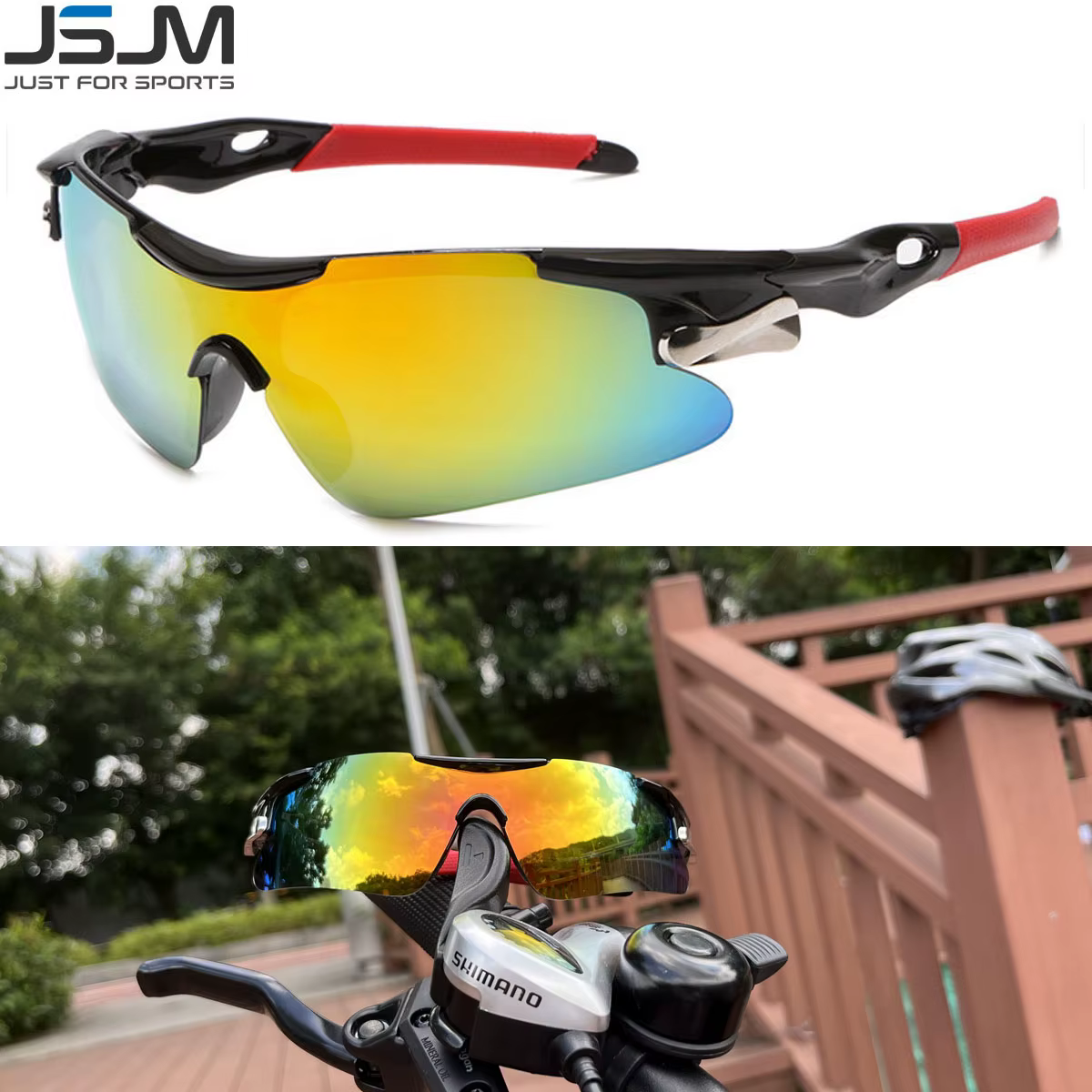 JSJM plein air hommes cyclisme lunettes de soleil vélo de route montagne équitation Protection lunet