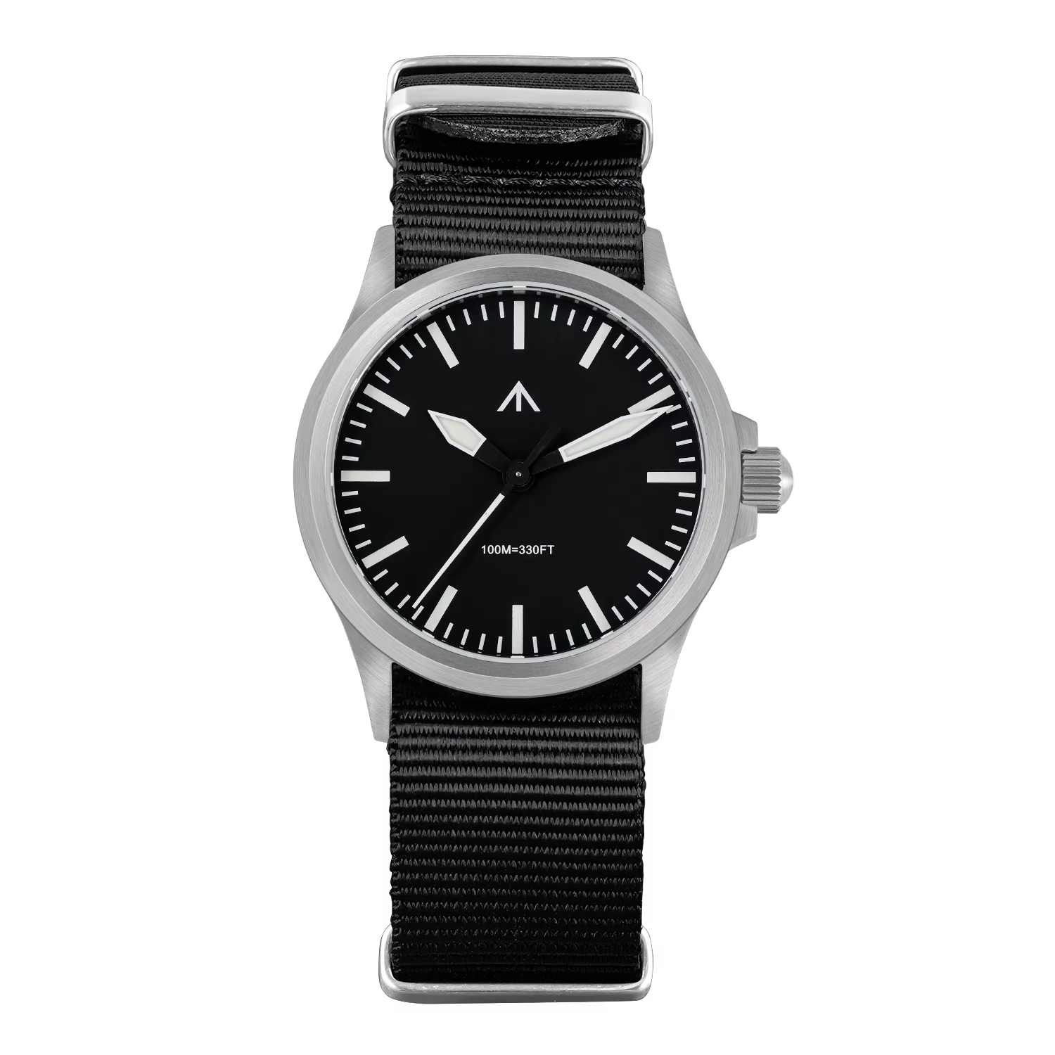 Militado ML18 36mm hommes montre VH31 mouvement à Quartz montres saphir lumineux Double dôme cristal