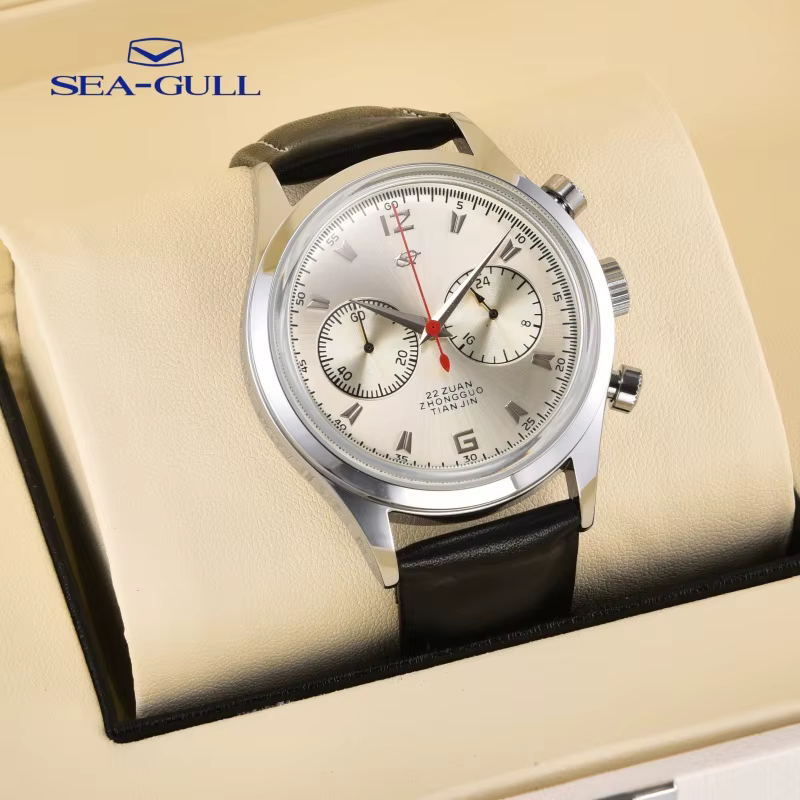 Montre Seagull Air Force Pilot's Column-wheel Chronograph Casual Entertainment Quartz Watch 1963