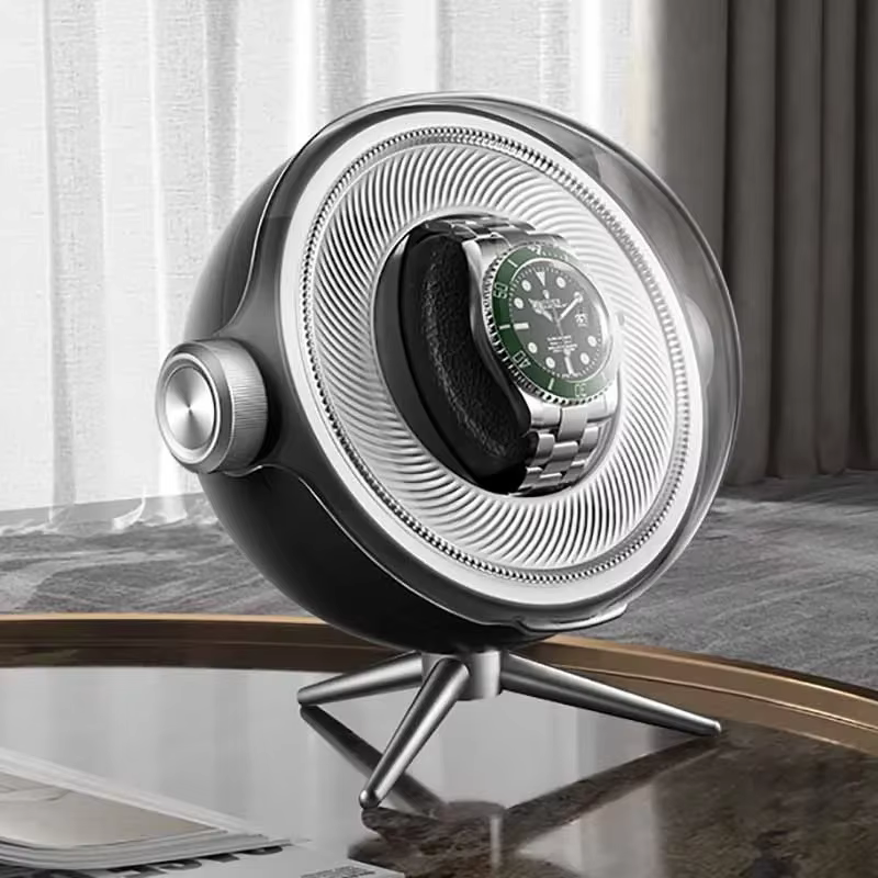 Remontoir de montre automatique de luxe avec magnétisme zéro, dispositif de remontage de montres Led