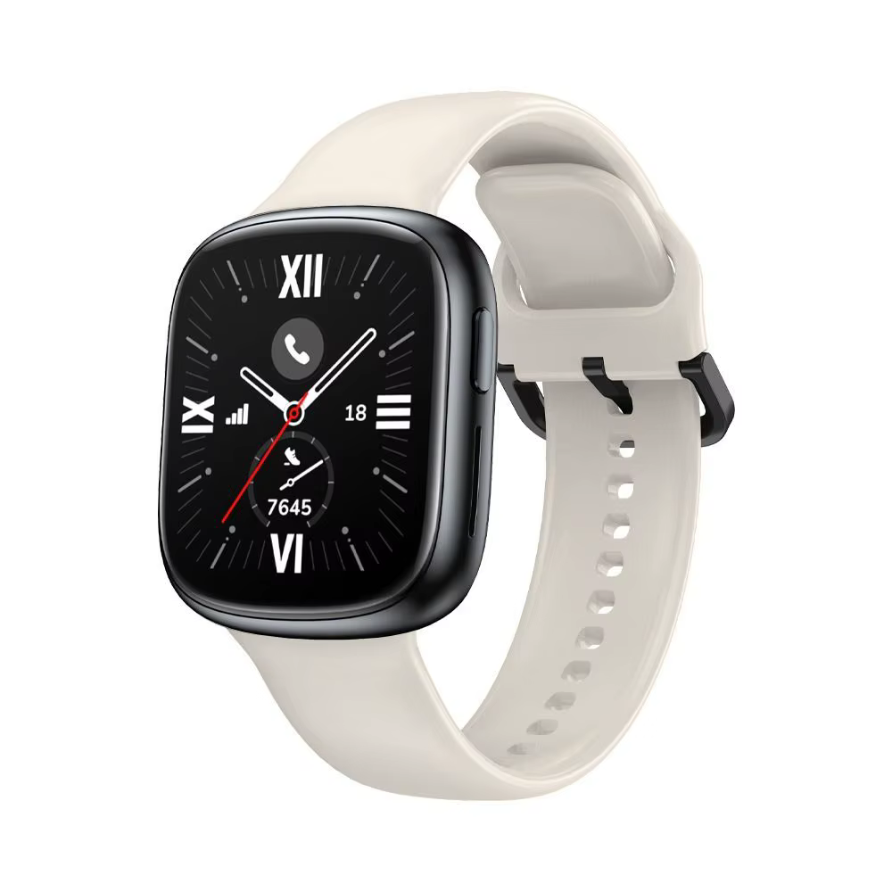 Bracelet en silicone pour montre connectée Honor Watch 4, longueur réglable, 1 pièce
