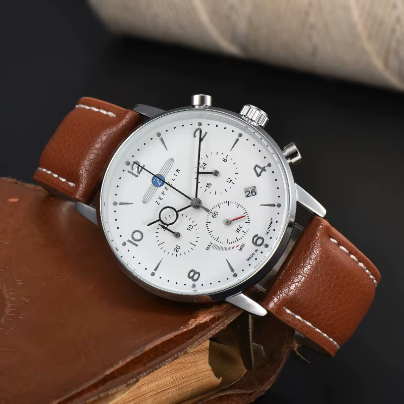 Nouvelle Montre-bracelet à Quartz pour Homme Zeppelin, Multifonctionnelle, Chronographe Automatique,
