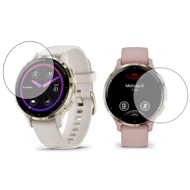 Film de protection transparent en TPU souple, 5 pièces, pour montre intelligente Garmin Venu 3/3s/2/