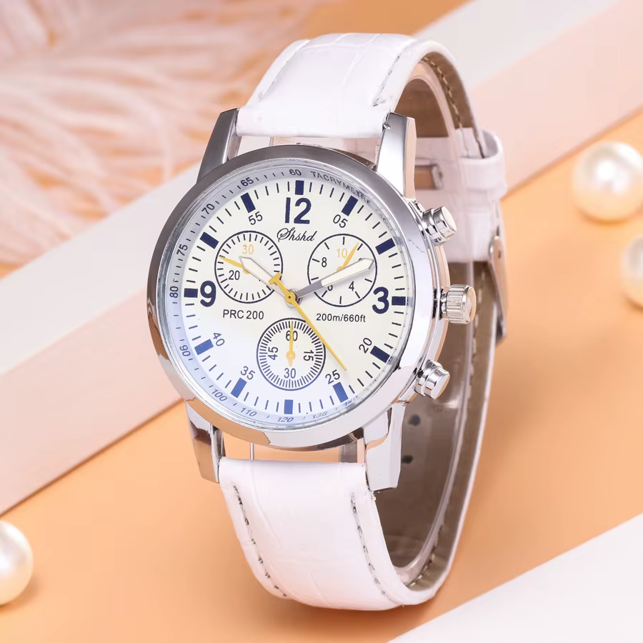 Original Offre spéciale classique hommes montres hommes montres de sport cadran bleu bracelet en cui