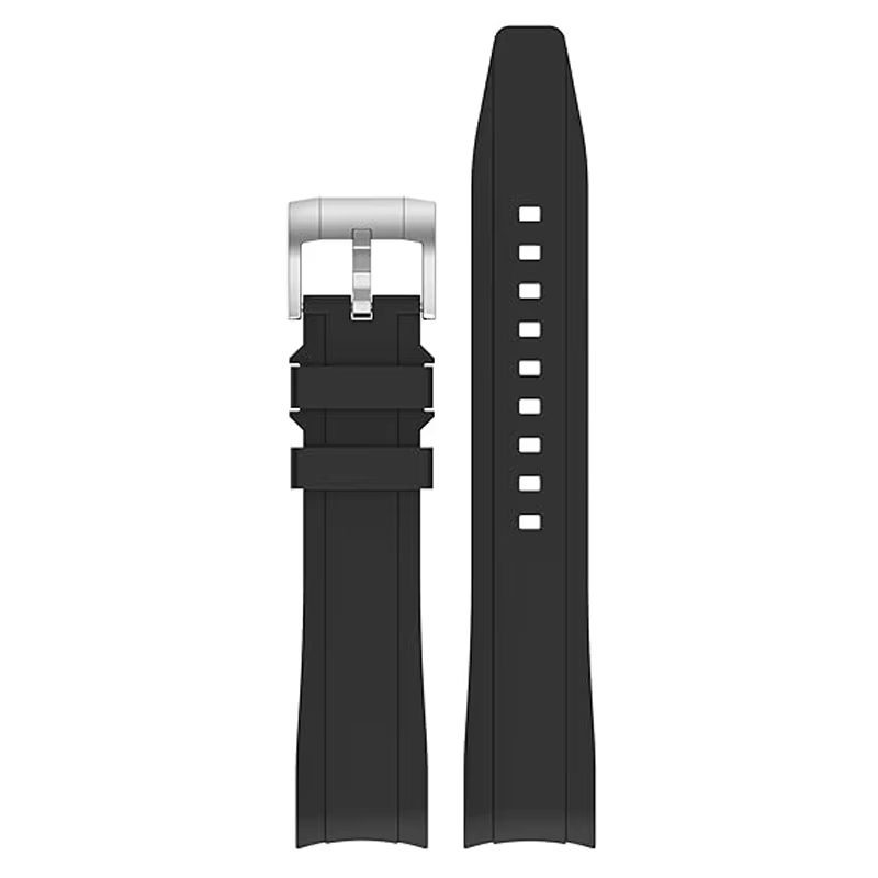 Bracelet en caoutchouc pour montre Omega X Swatch Moonswatch, extrémité incurvée universelle 20mm 22