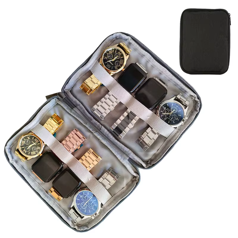 Boîte Portable étanche support de montre organisateur de rangement pour hommes femmes boîtes de mont