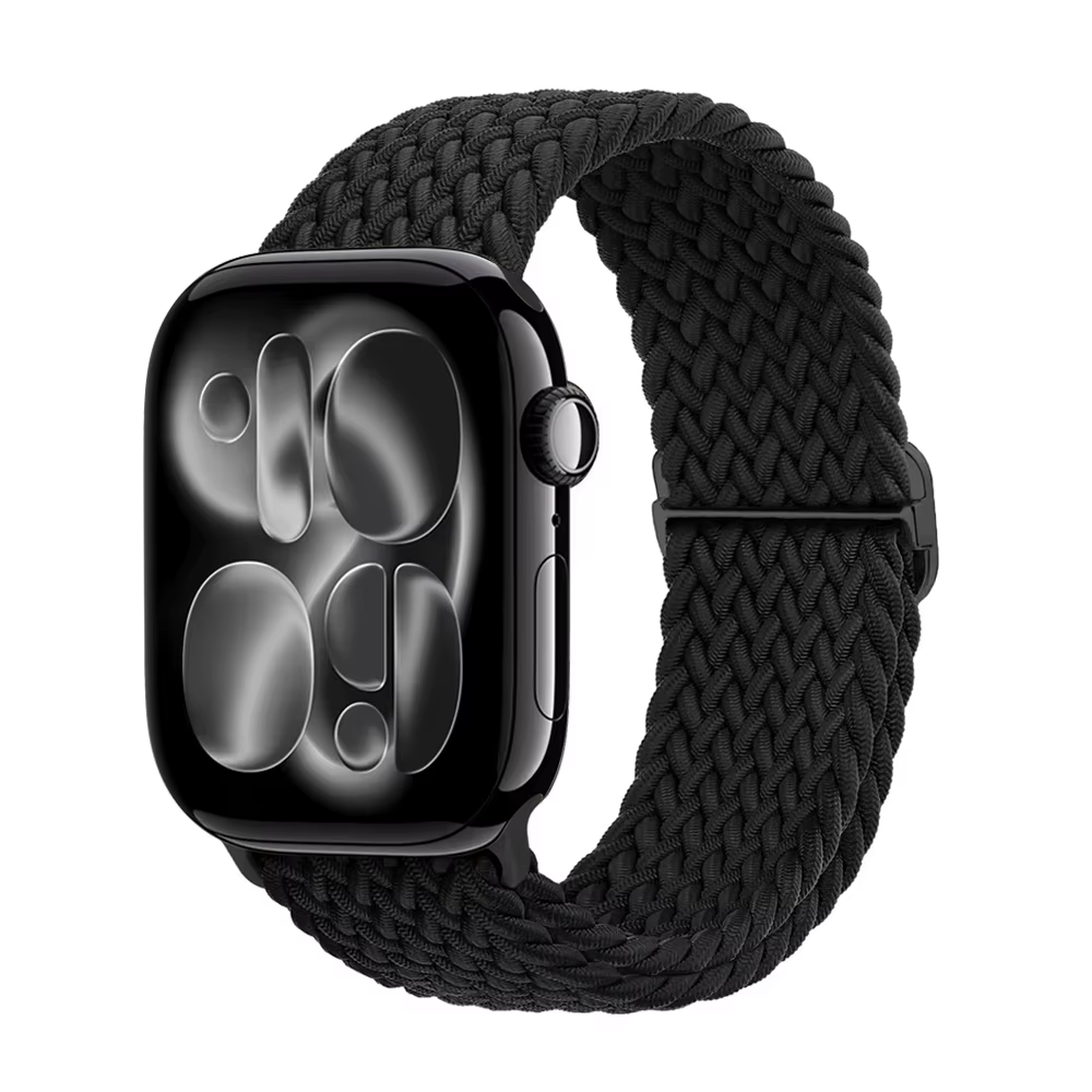 Bracelets tressés pour Apple Watch, 44/42/45/49/46/40/41mm, bracelet élastique réglable en Nylon, iW