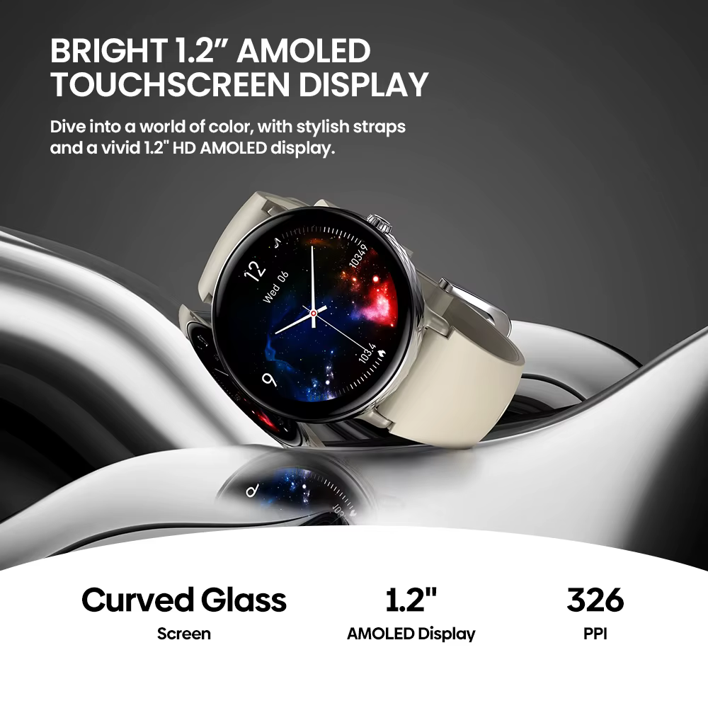 Zeblaze Lily 2 Smartwatch pour femme, appel Bluetooth, écran AMOLED 2025 ", double sangles, surveill