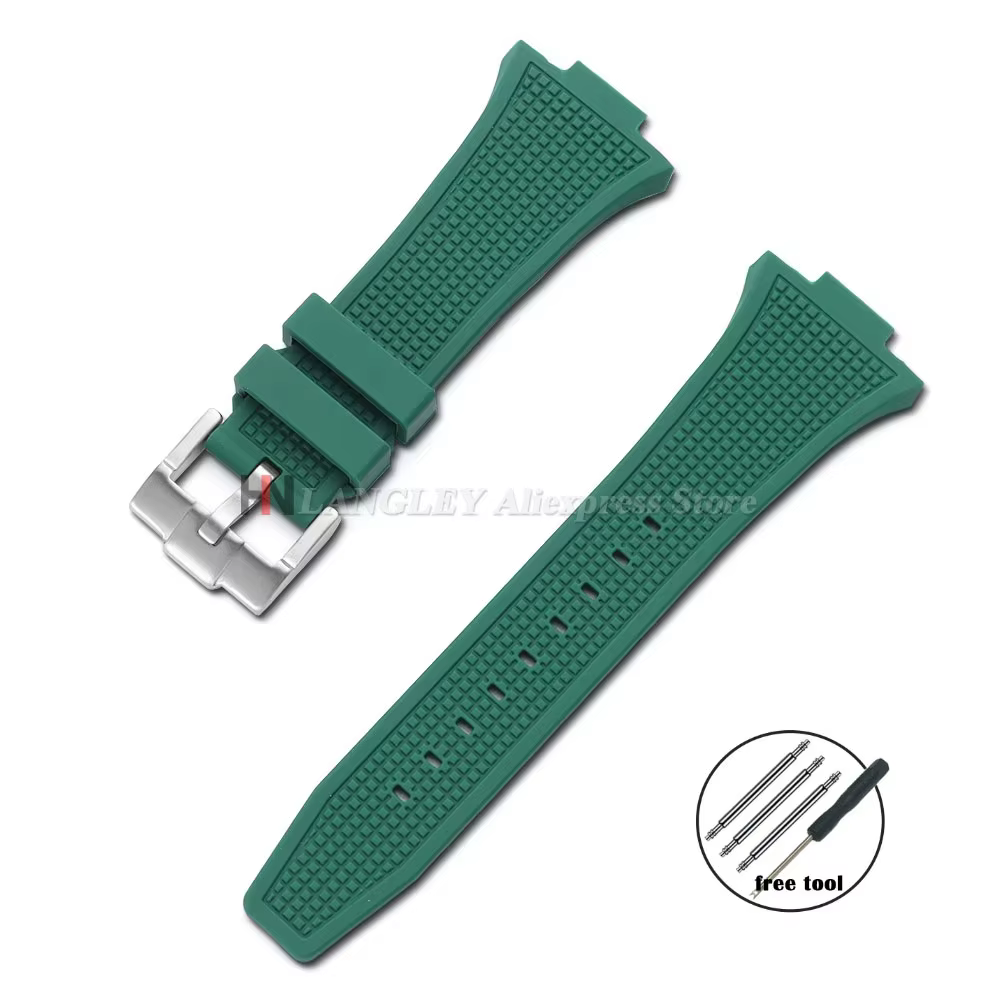 Bracelet de montre en Silicone souple pour Tissot PRX Super Player T137.407-410, en caoutchouc, étan