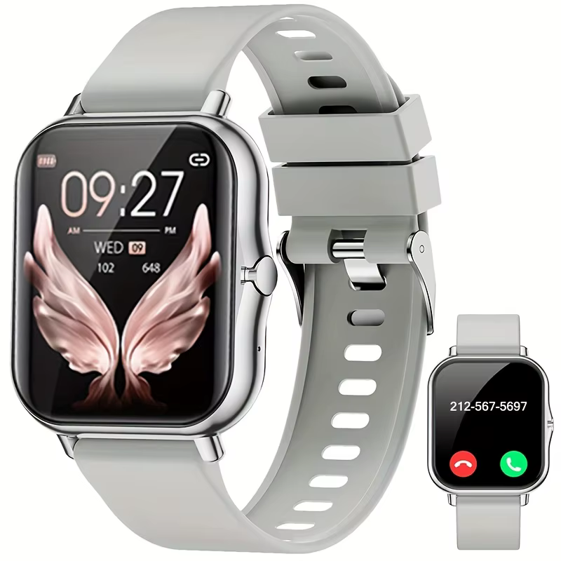Montre connectée en alliage pour hommes et femmes, charge 240p, batterie au Lithium polymère Recharg